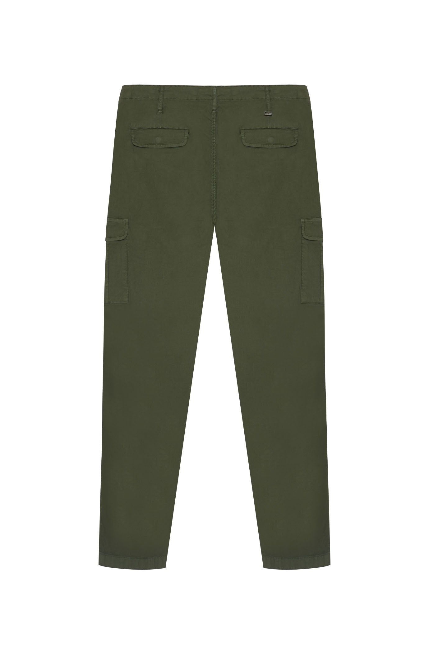 Pantaloni chinos cargo |Colore:Militare