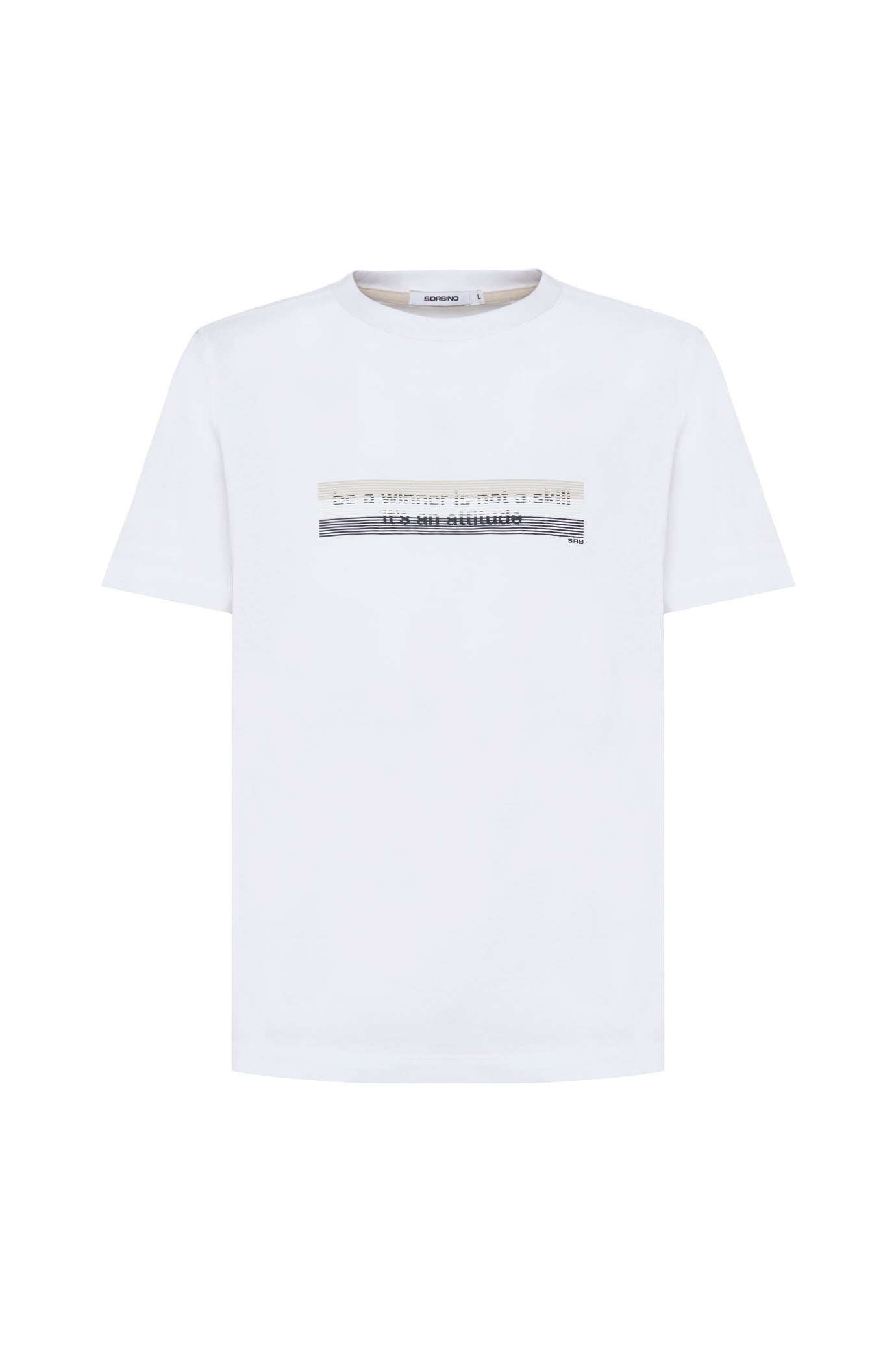 T-shirt con stampa|Colore:Bianco