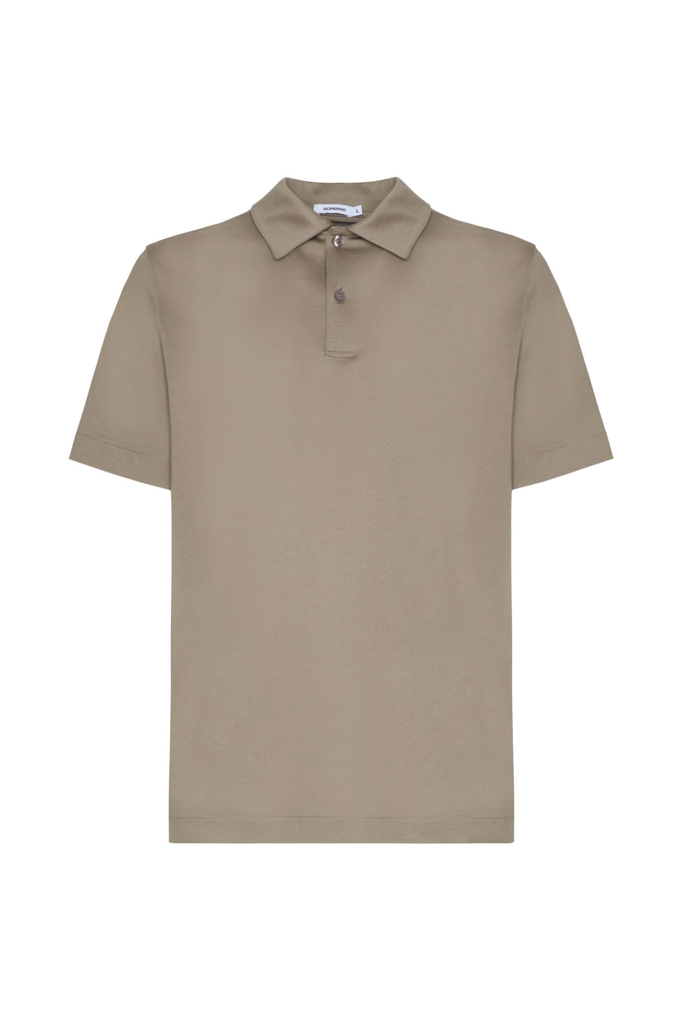 Polo in cotone mercerizzato|Colore:Tortora