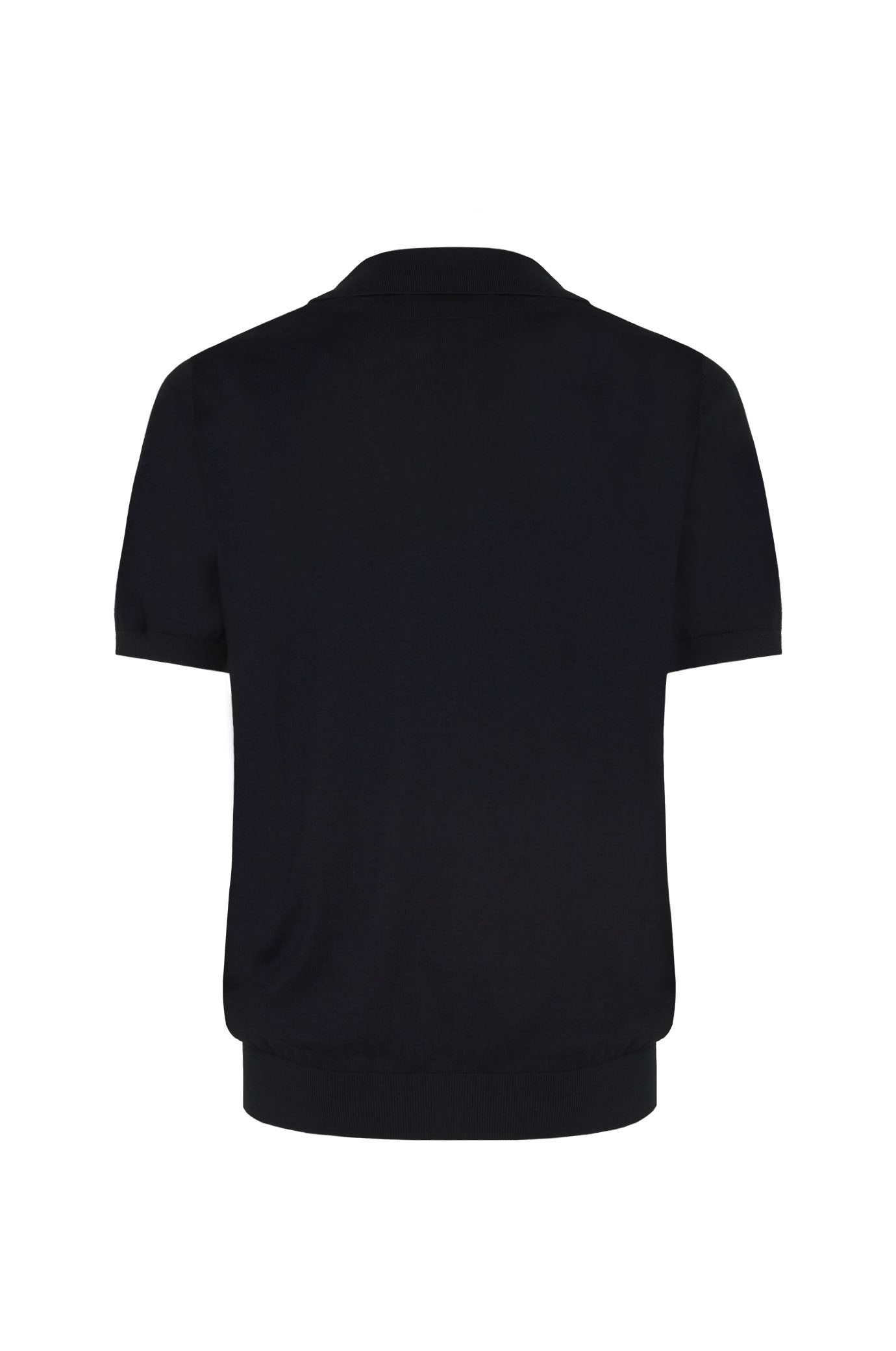 Polo in maglia basic|Colore:Nero