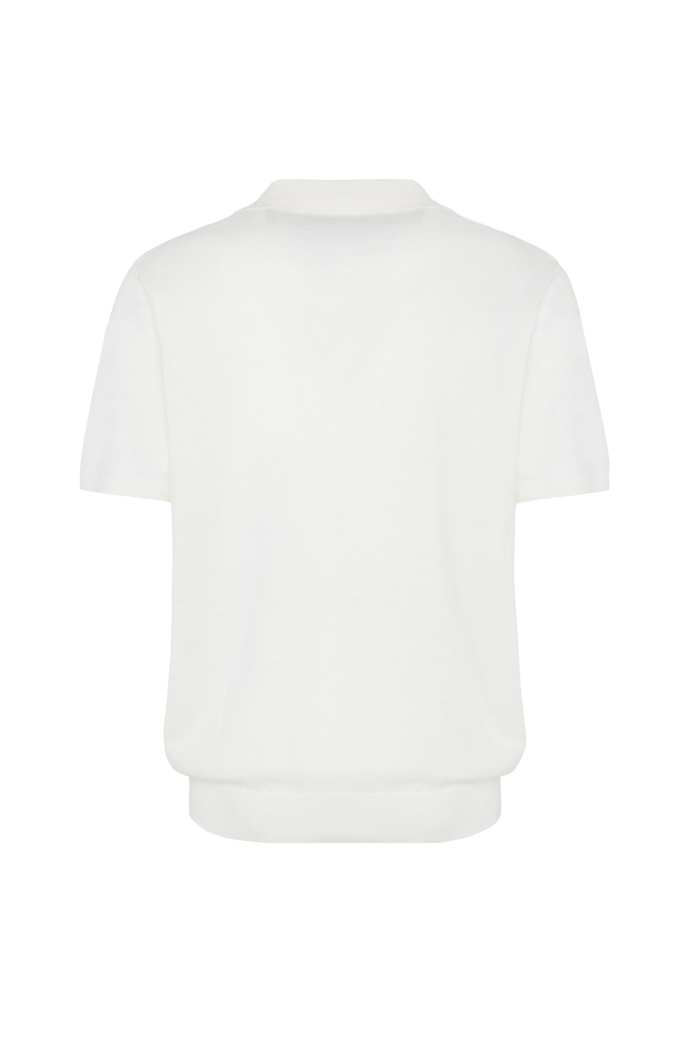 Polo in maglia basic|Colore:Off white