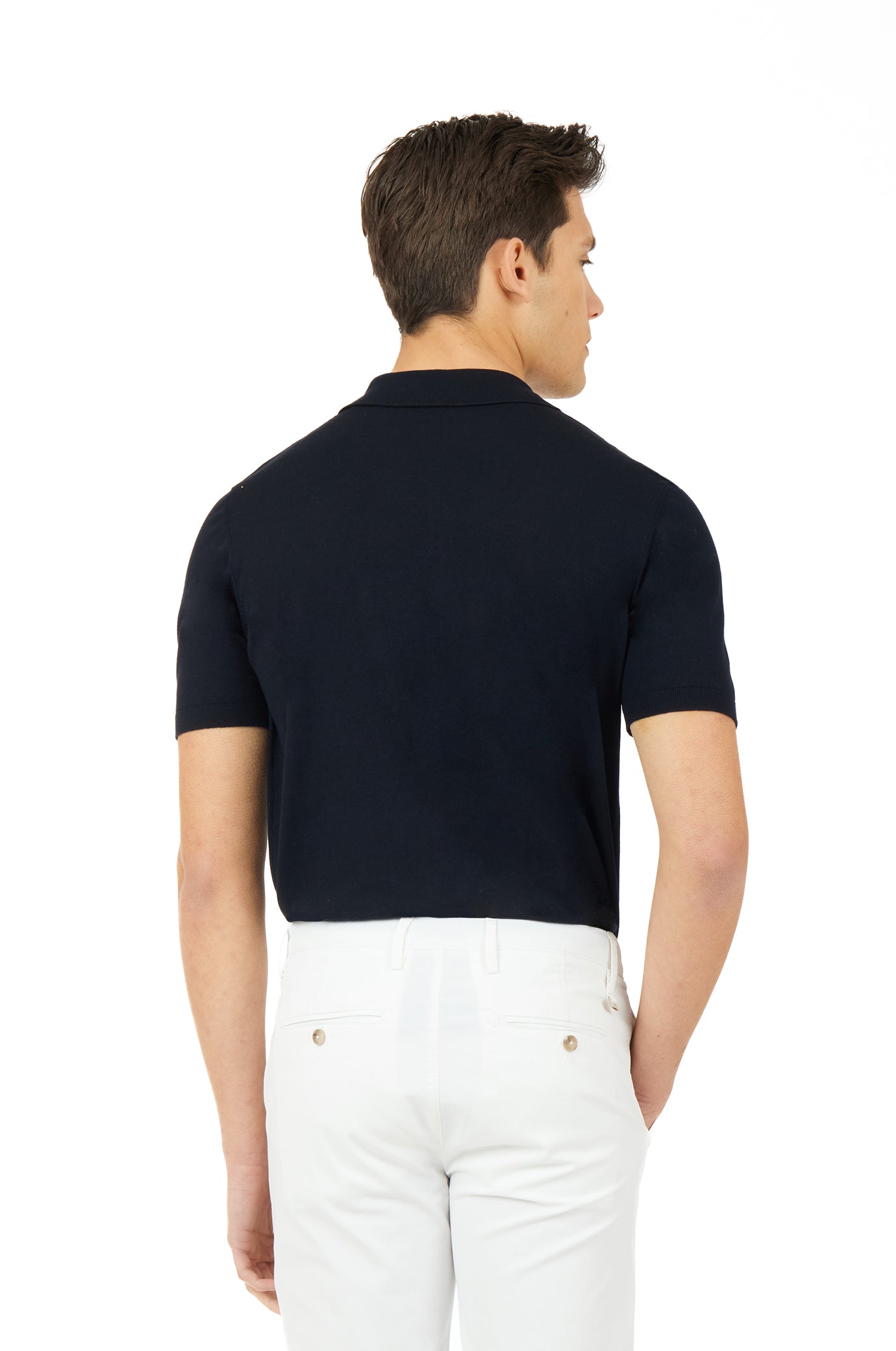 Polo in maglia basic|Colore:Blu/navy