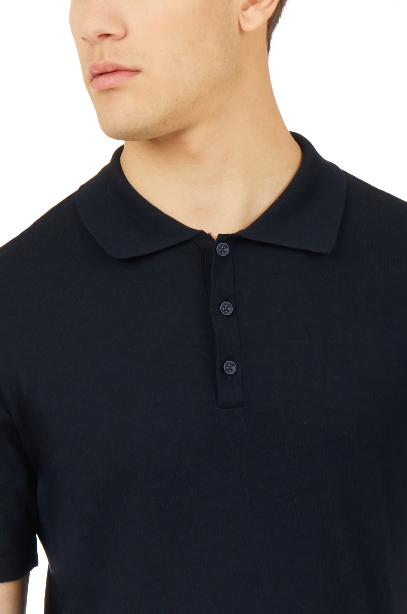Polo in maglia basic|Colore:Blu/navy