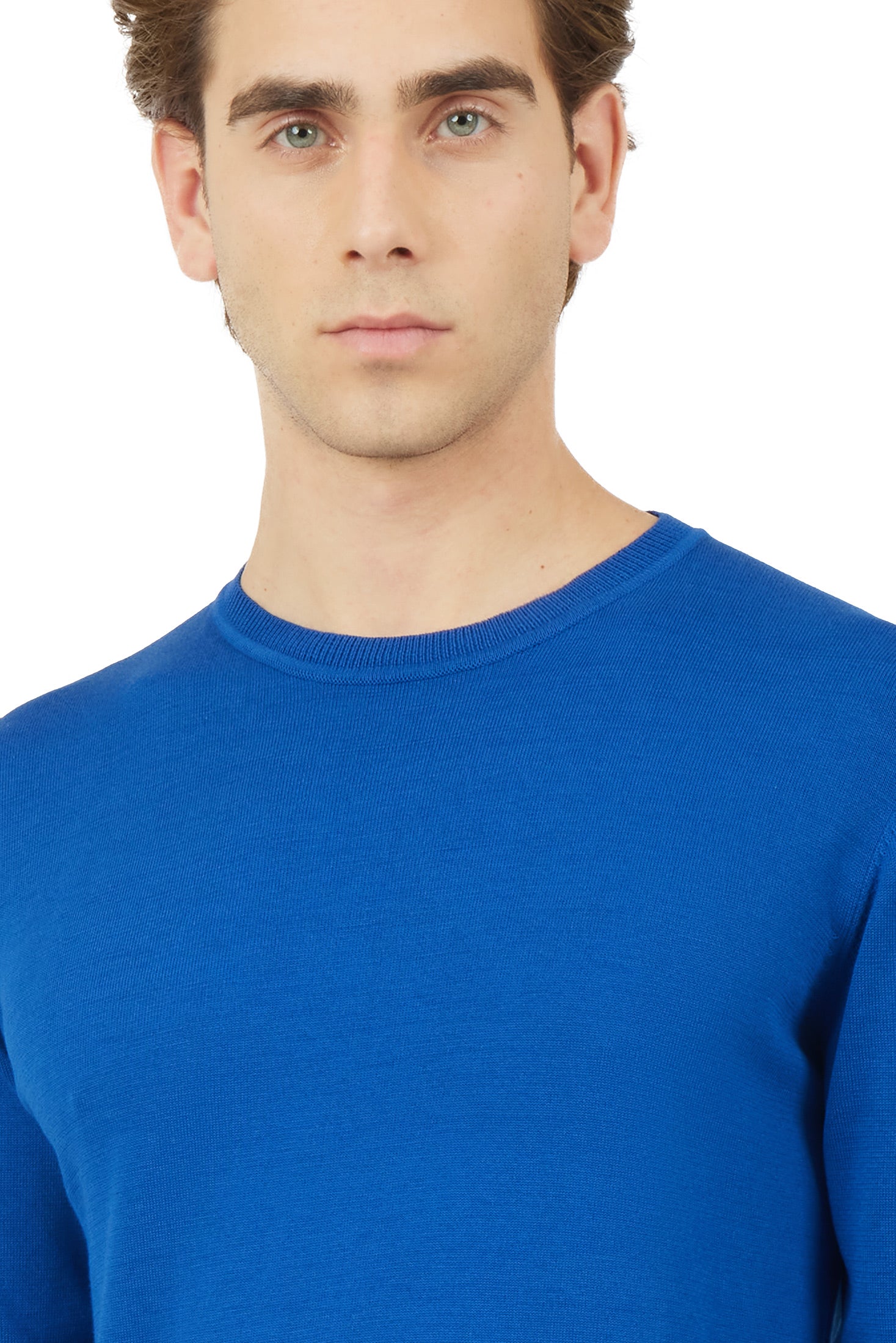 Pullover in cotone basic|Colore:Royal