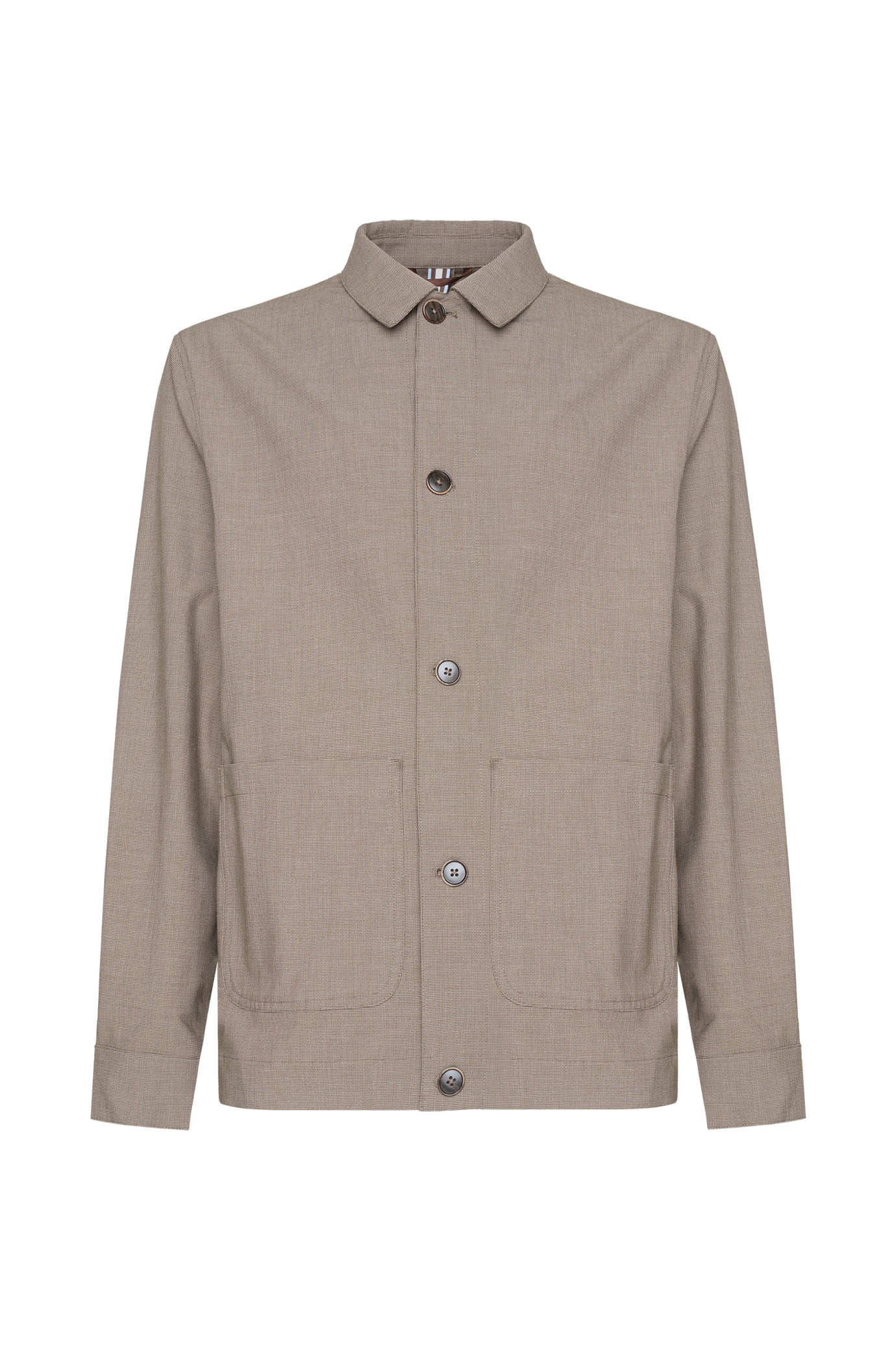 Overshirt coordinata|Colore:Fango