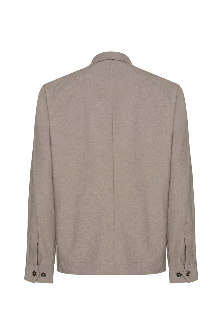 Overshirt coordinata|Colore:Fango