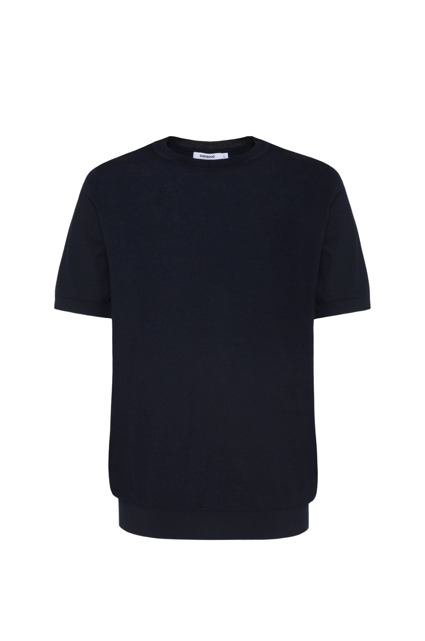 T-shirt in maglia|Colore:Blu/navy