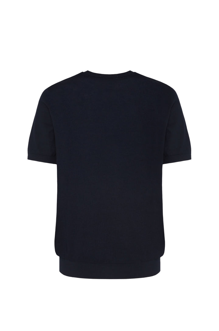 T-shirt in maglia|Colore:Blu/navy