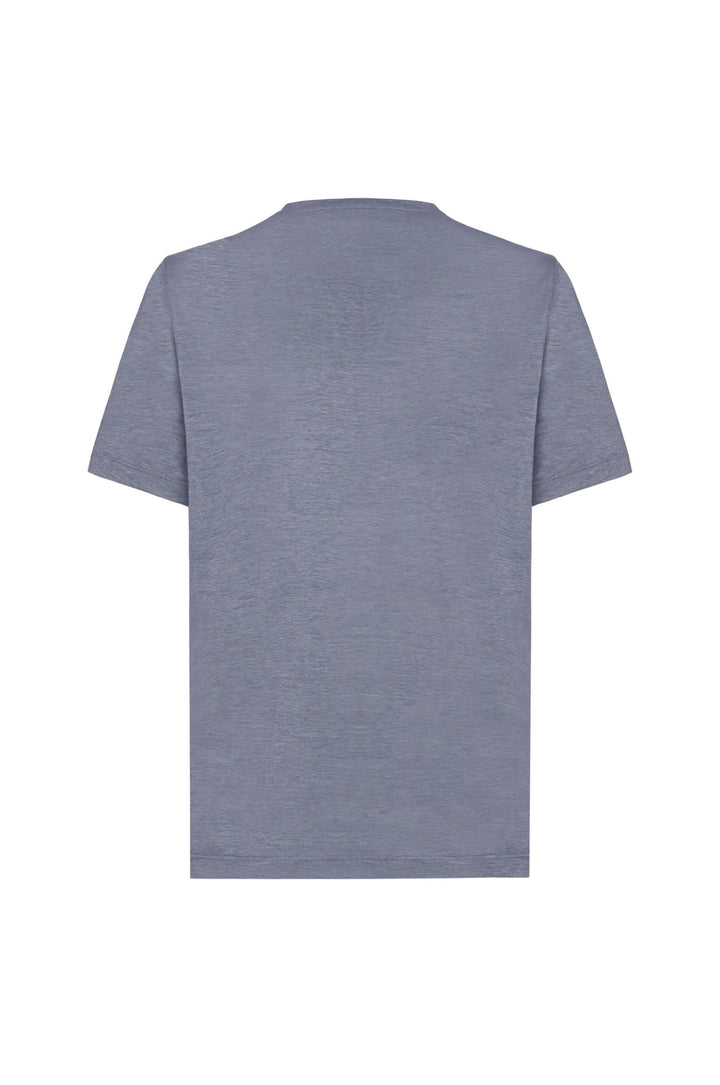 T-shirt con taschino|Colore:Blu