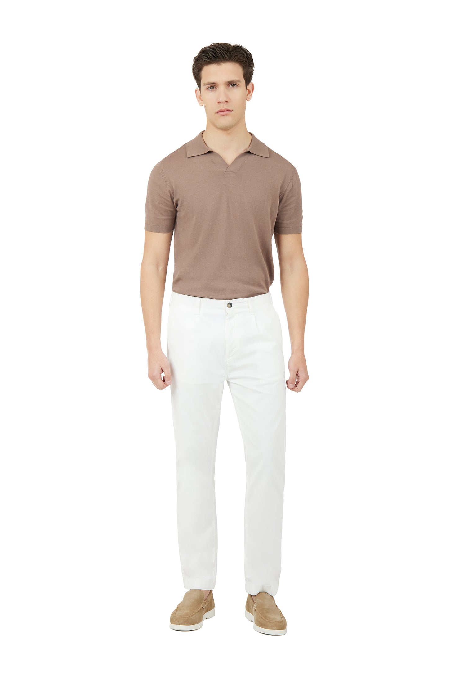 Polo in maglia Derby|Colore:Fango