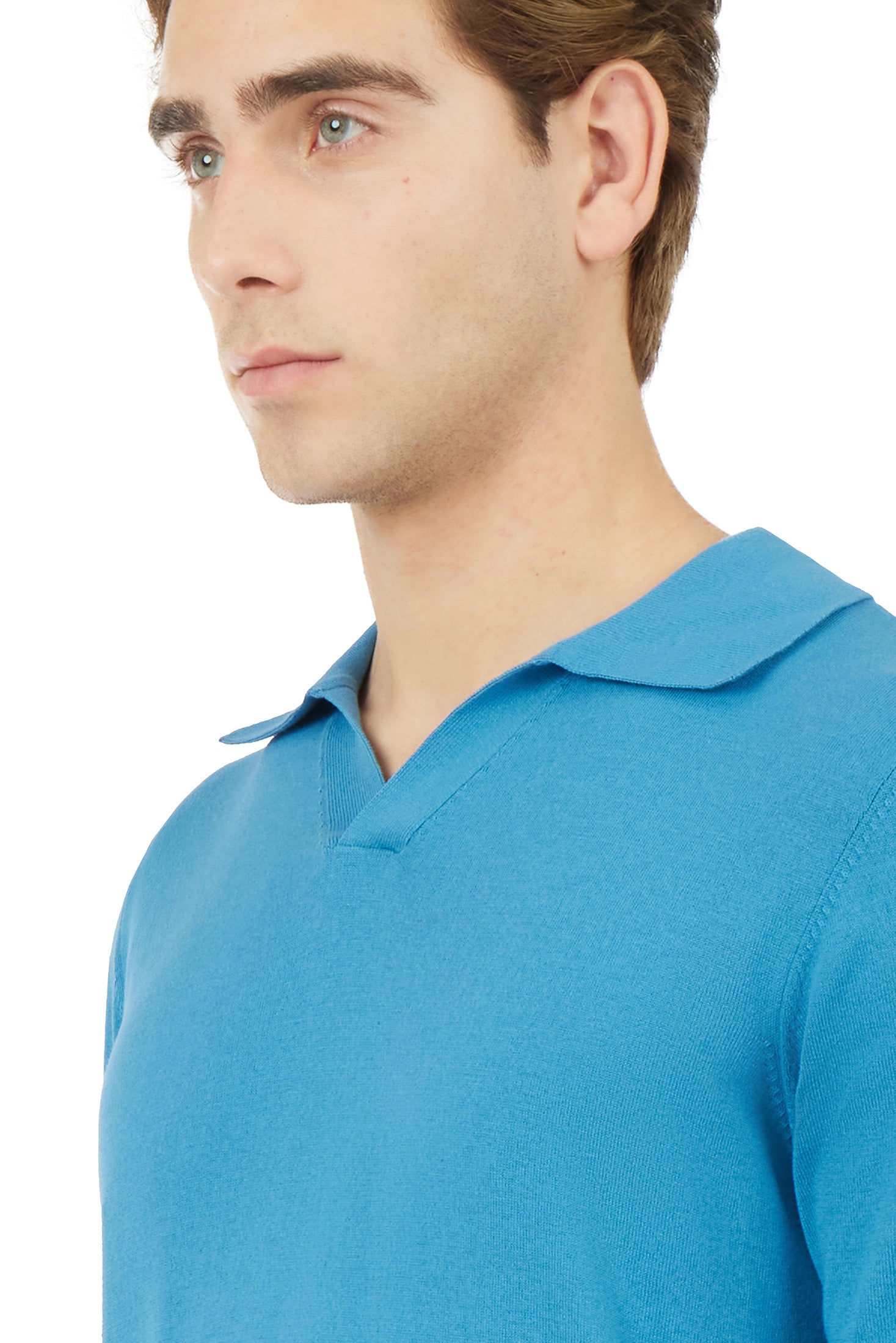 Polo in maglia Derby|Colore:Oceano
