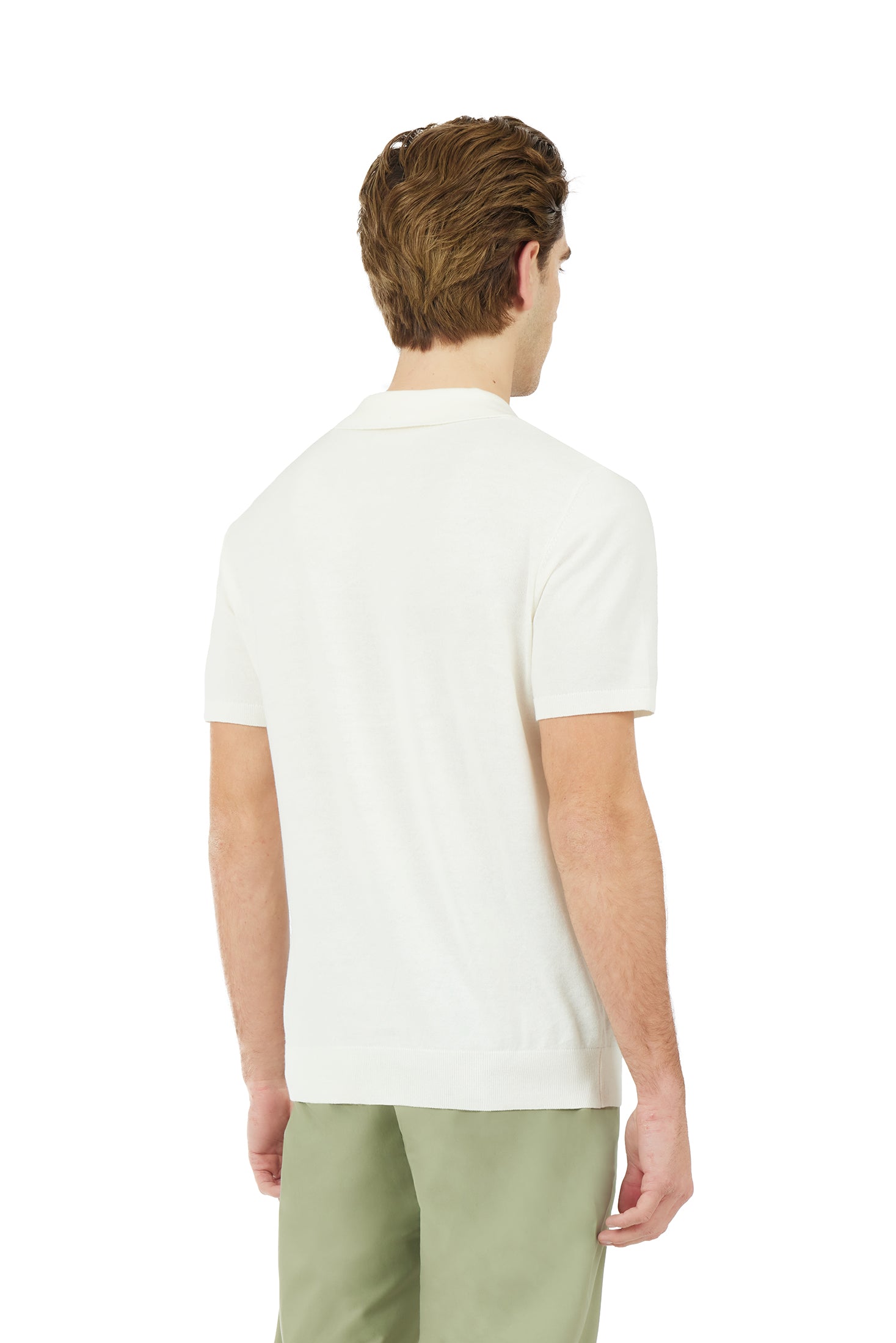 Polo in maglia Derby|Colore:Off white