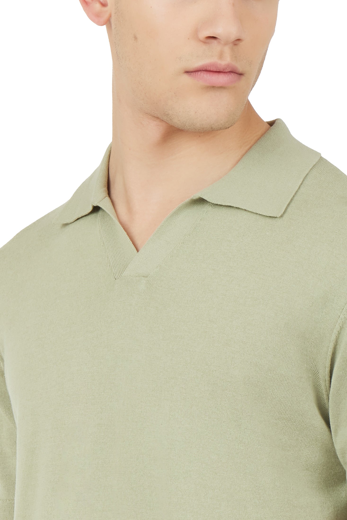 Polo in maglia Derby|Colore:Salvia