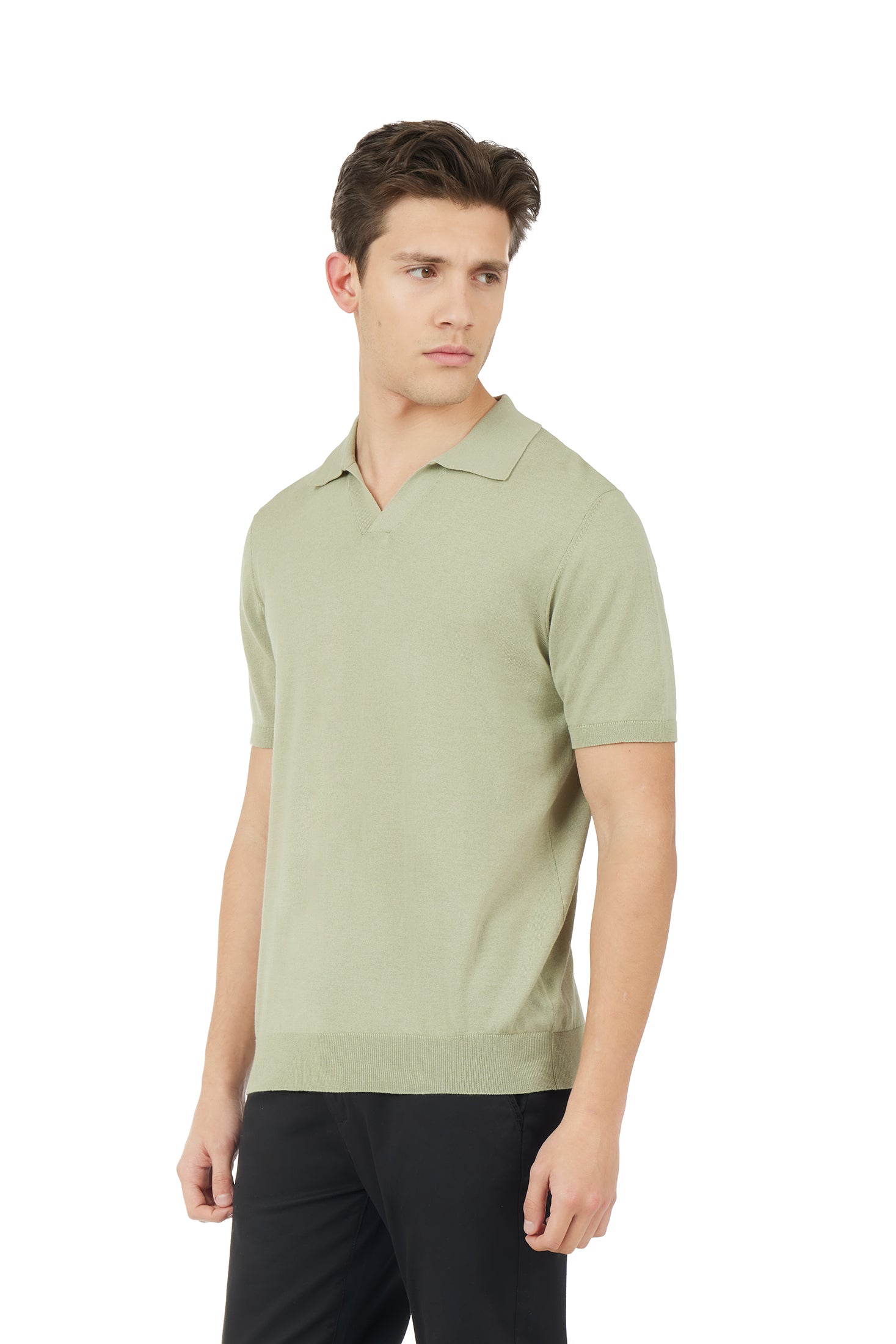 Polo in maglia Derby|Colore:Salvia