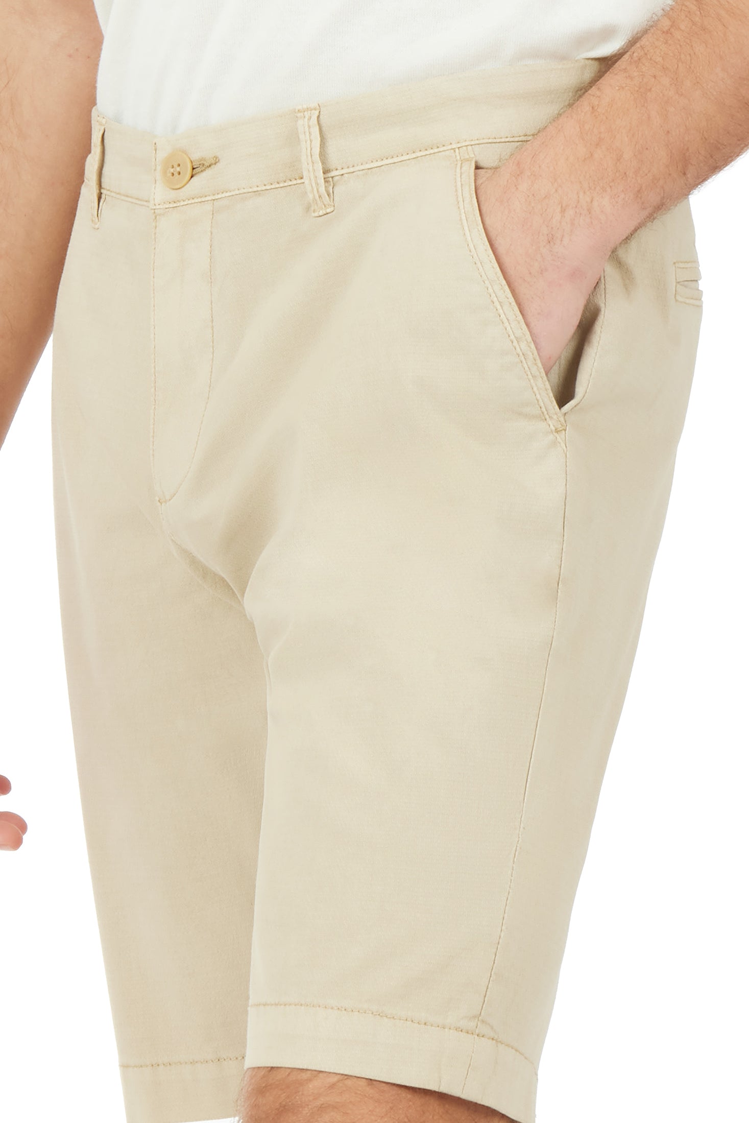 Bermuda chinos micro trama|Colore:Beige