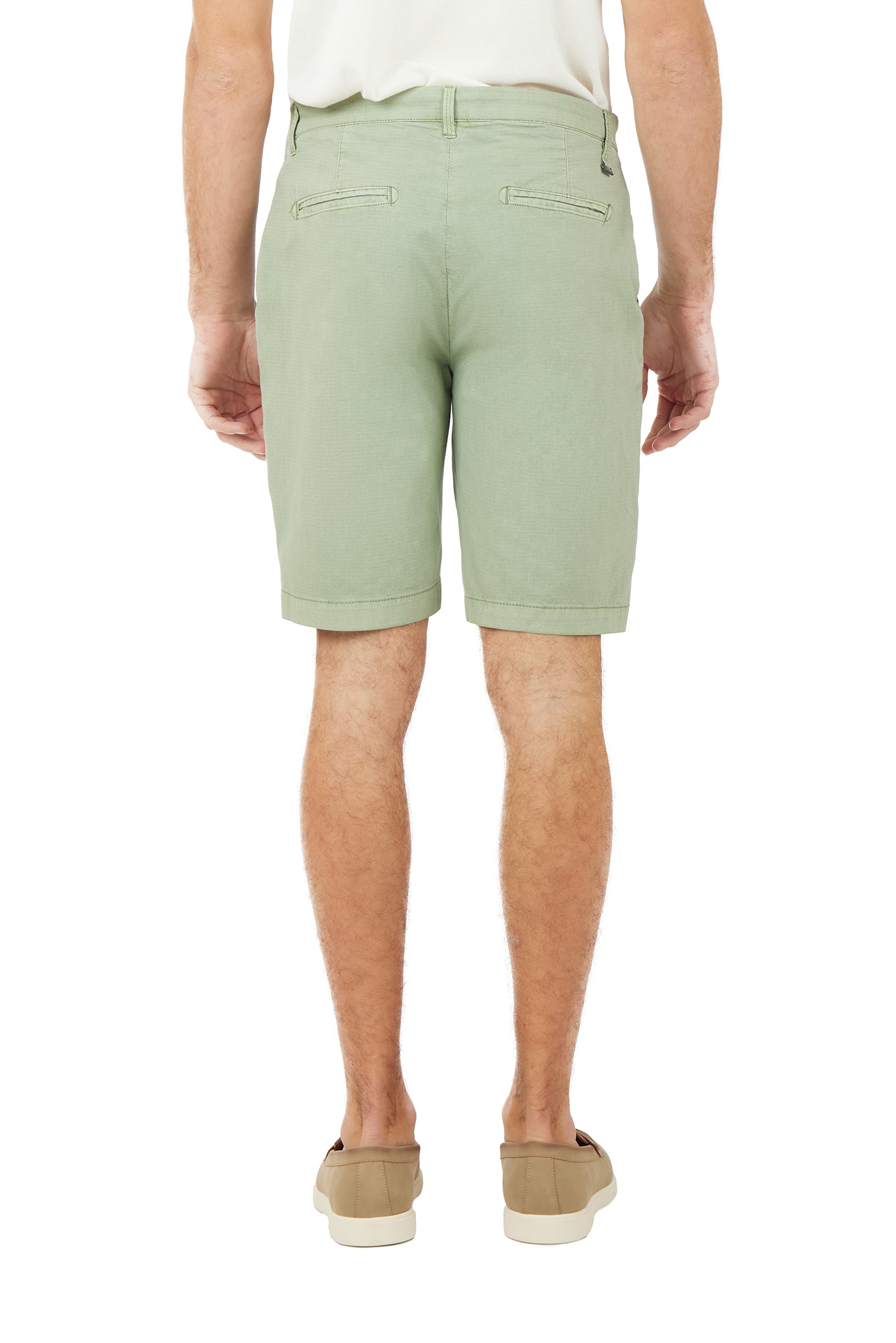 Bermuda chinos micro trama|Colore:Edera