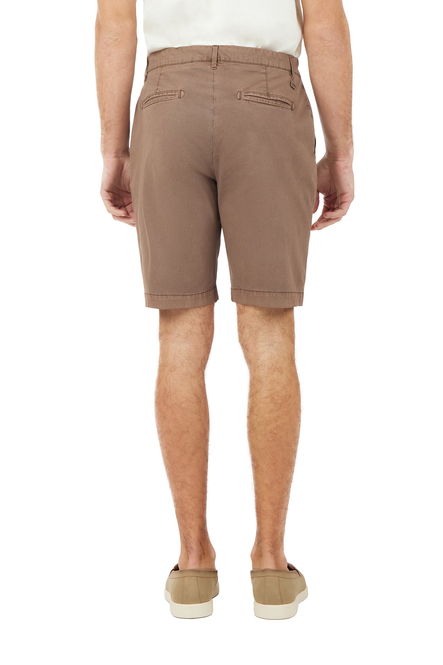Bermuda chinos micro trama|Colore:Moka