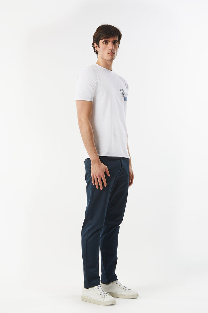T-shirt con motivo|Colore:Bianco