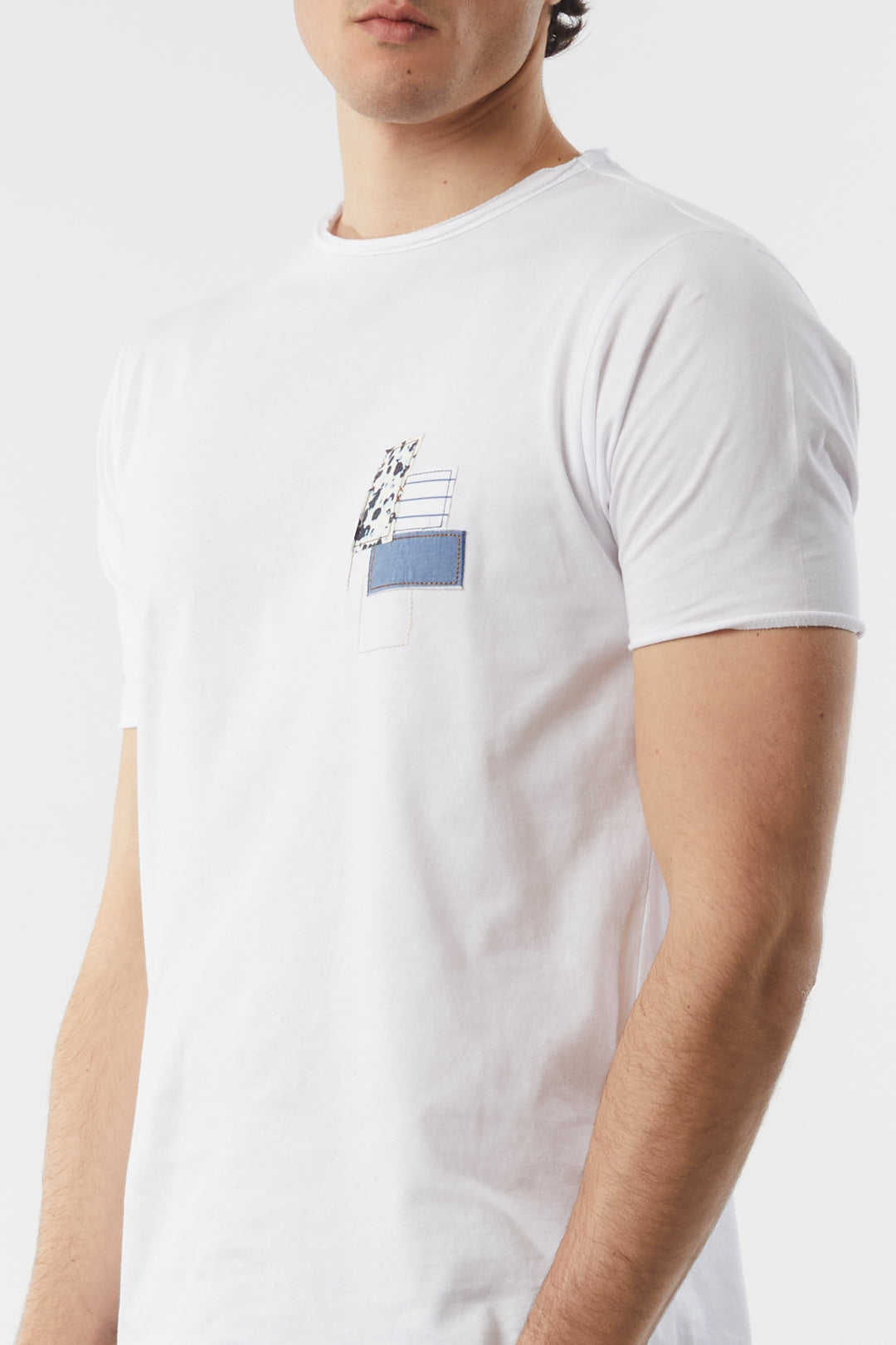T-shirt con motivo|Colore:Bianco