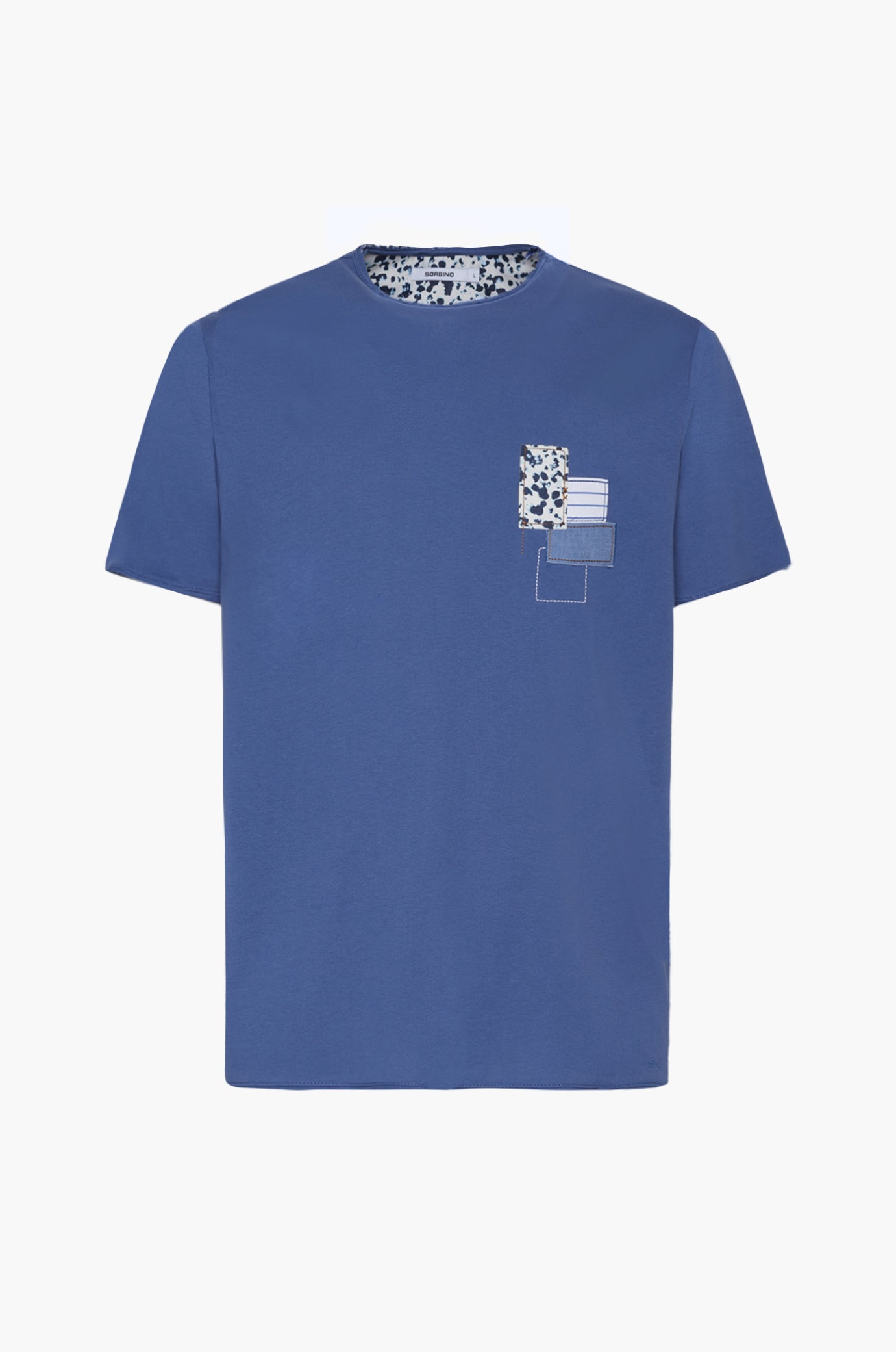 T-shirt con motivo|Colore:Indaco