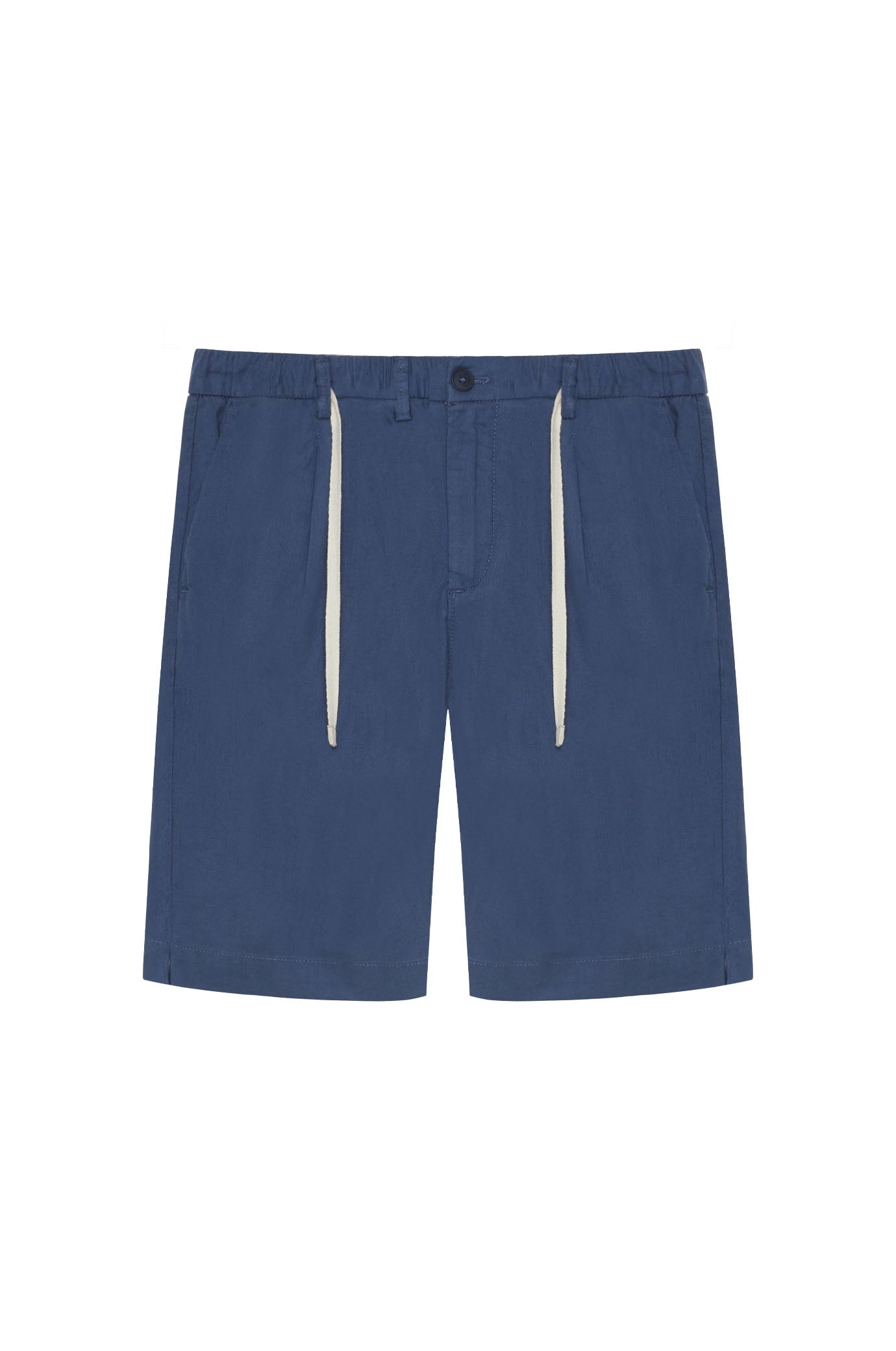 Bermuda misto lino|Colore:Indaco