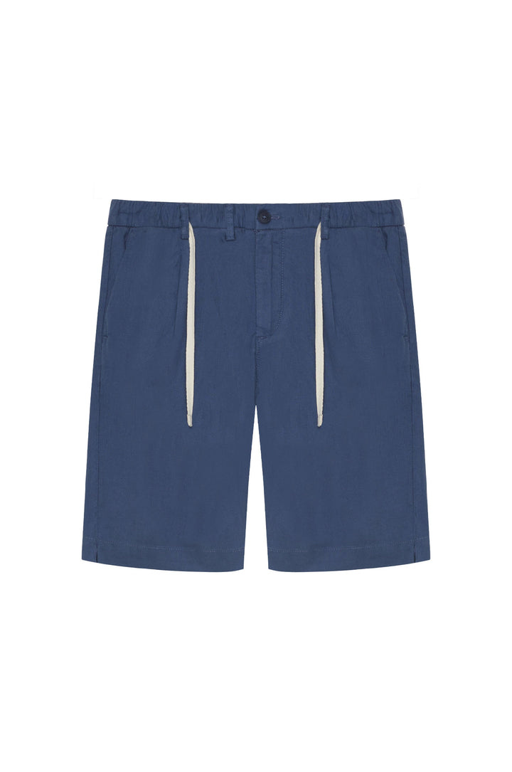 Bermuda misto lino|Colore:Indaco