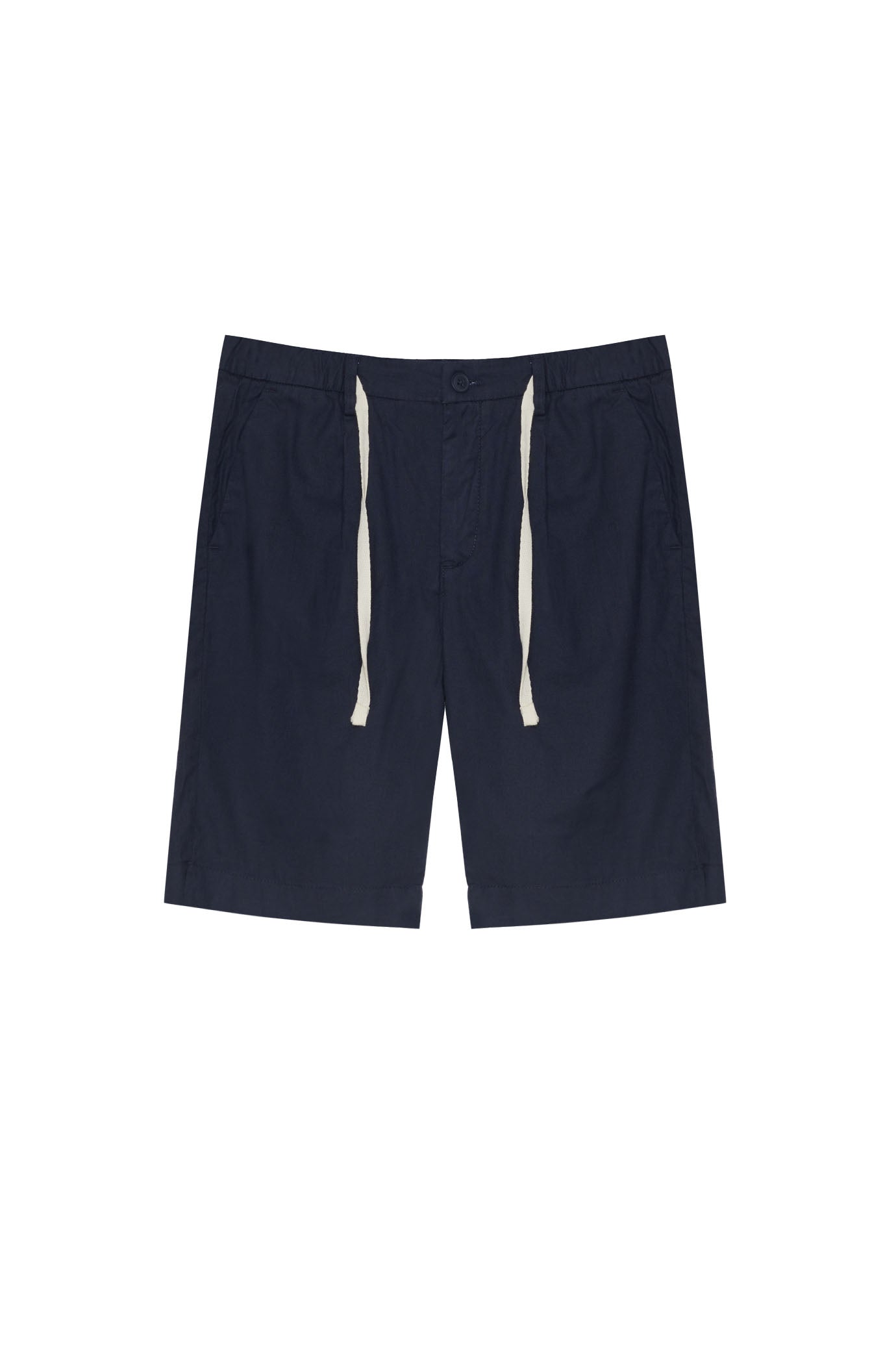 Bermuda misto lino|Colore:Blu/navy