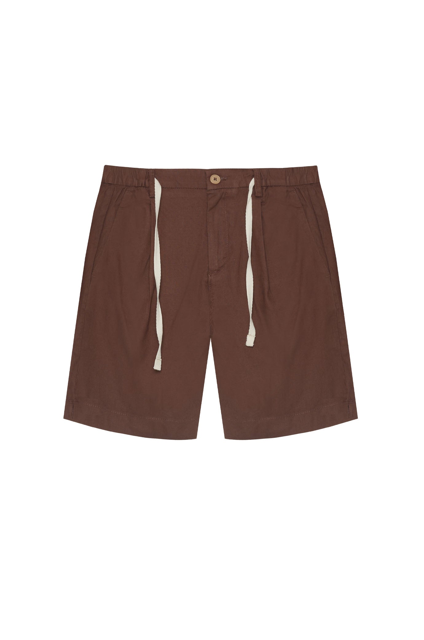 Bermuda misto lino|Colore:Moka