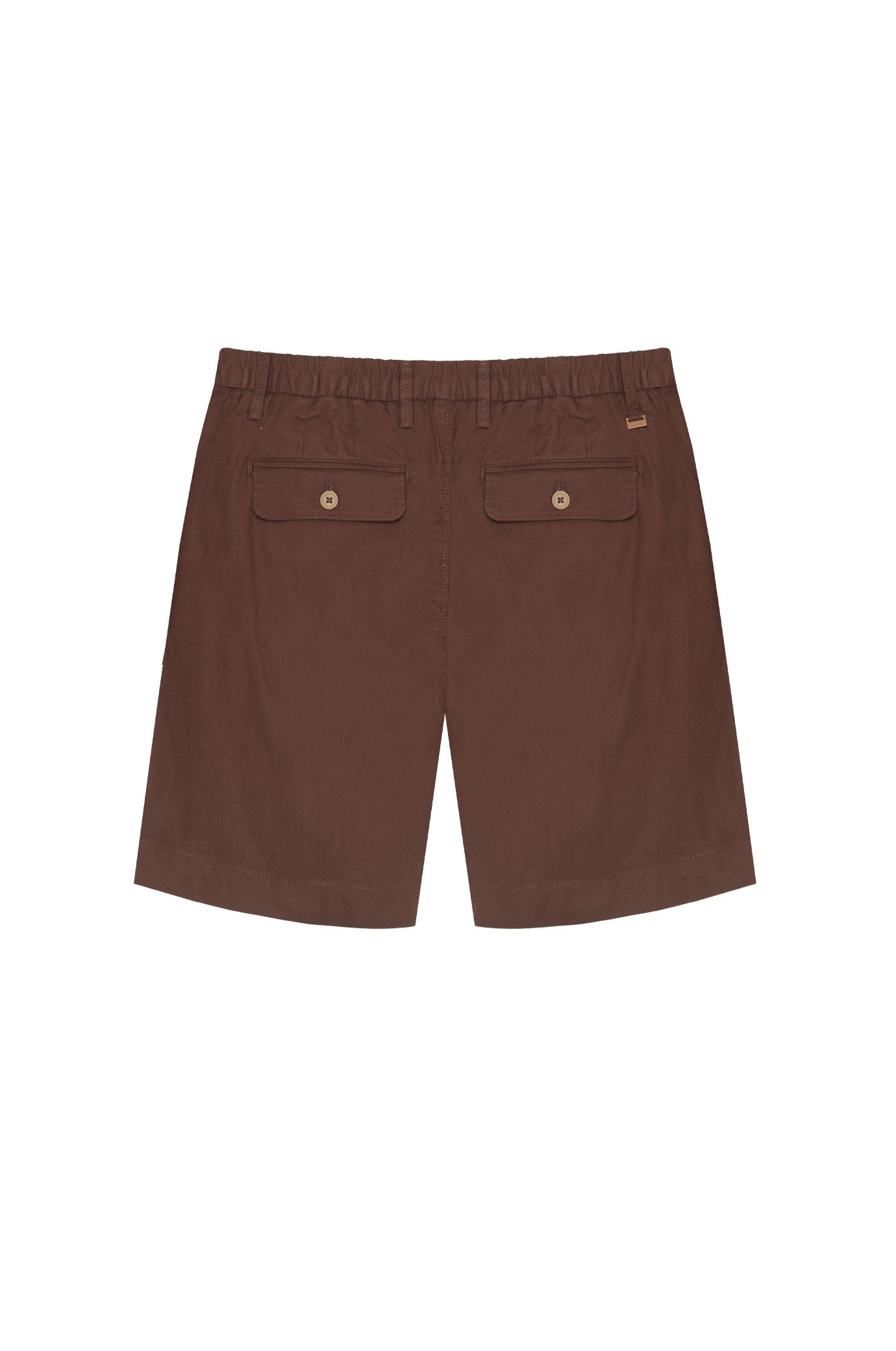 Bermuda misto lino|Colore:Moka