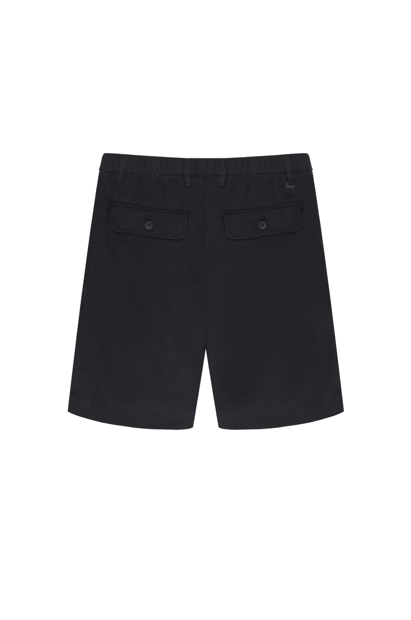 Bermuda misto lino|Colore:Nero