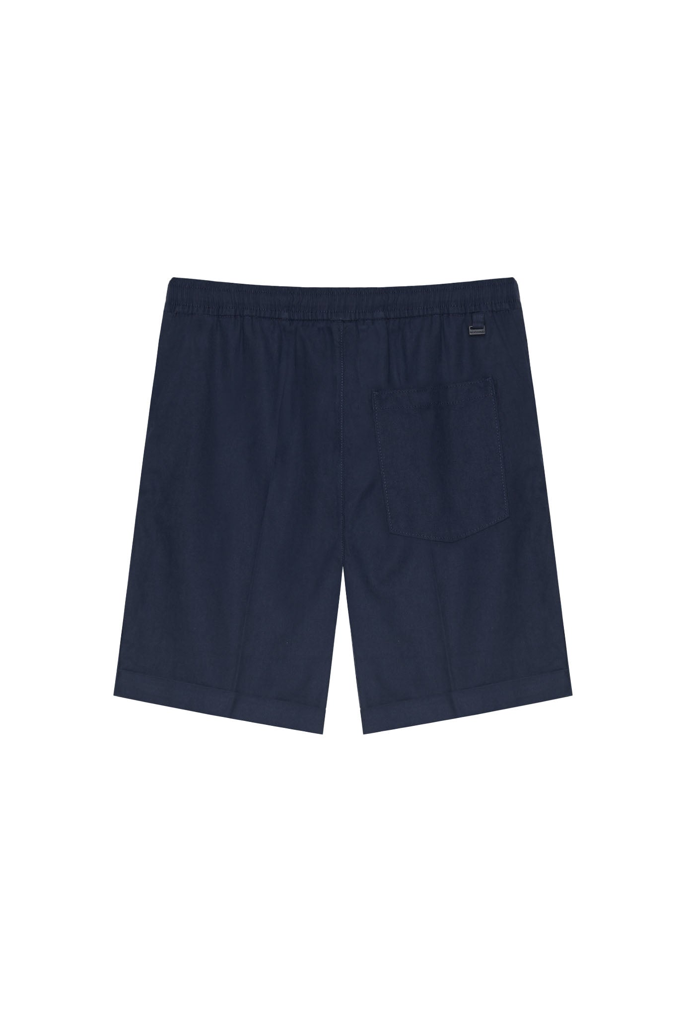 Bermuda misto lino |Colore:Blu/navy