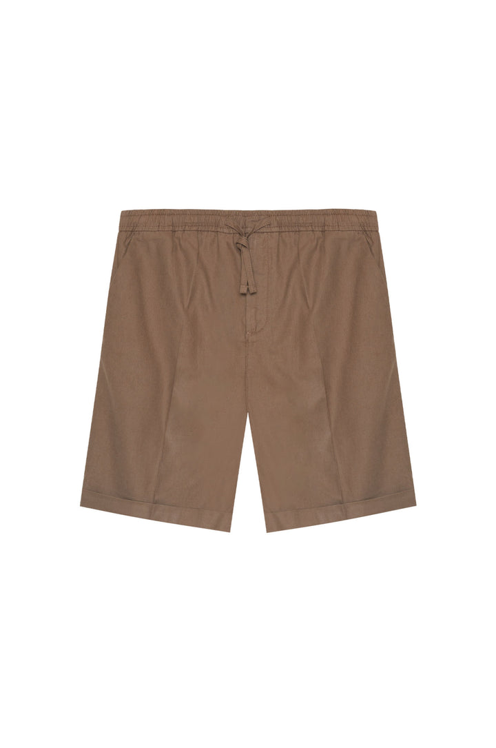 Bermuda misto lino |Colore:Fango