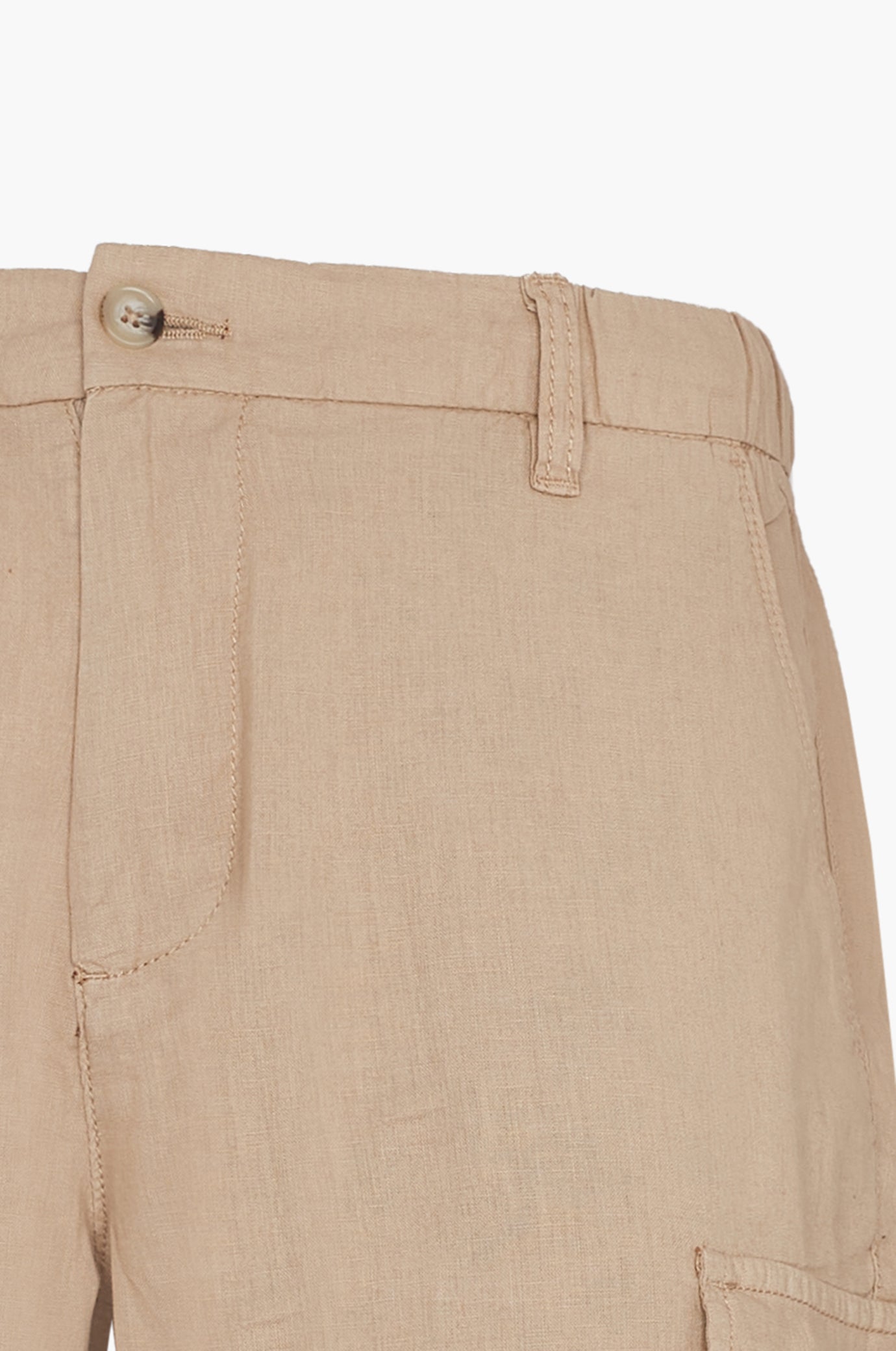 Bermuda cargo misto lino |Colore:Beige