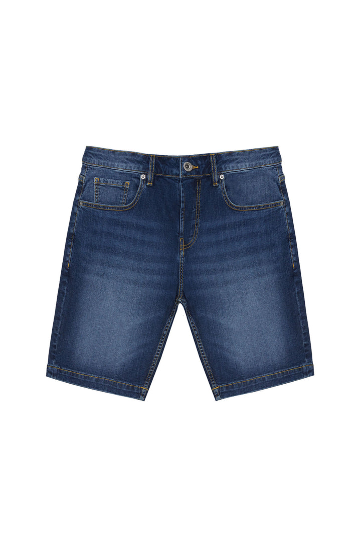 Bermuda 5 tasche lavaggio scuro|Colore:Denim
