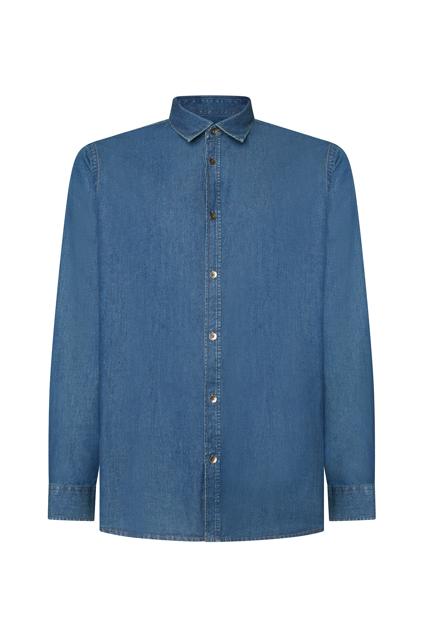 Camicia comfort fit denim|Colore:Blu