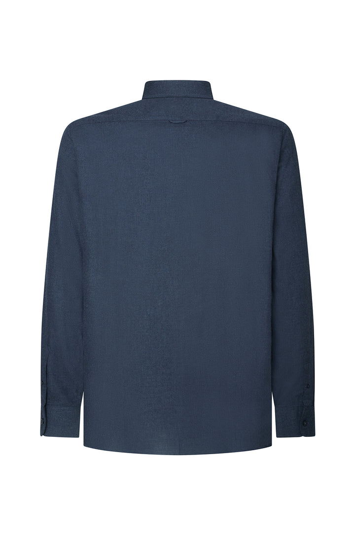 Camicia comfort fit oxford|Colore:Blu