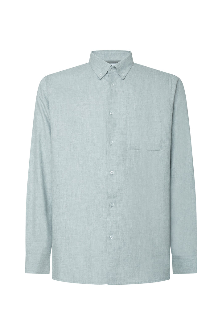 Camicia comfort fit oxford|Colore:Grigio