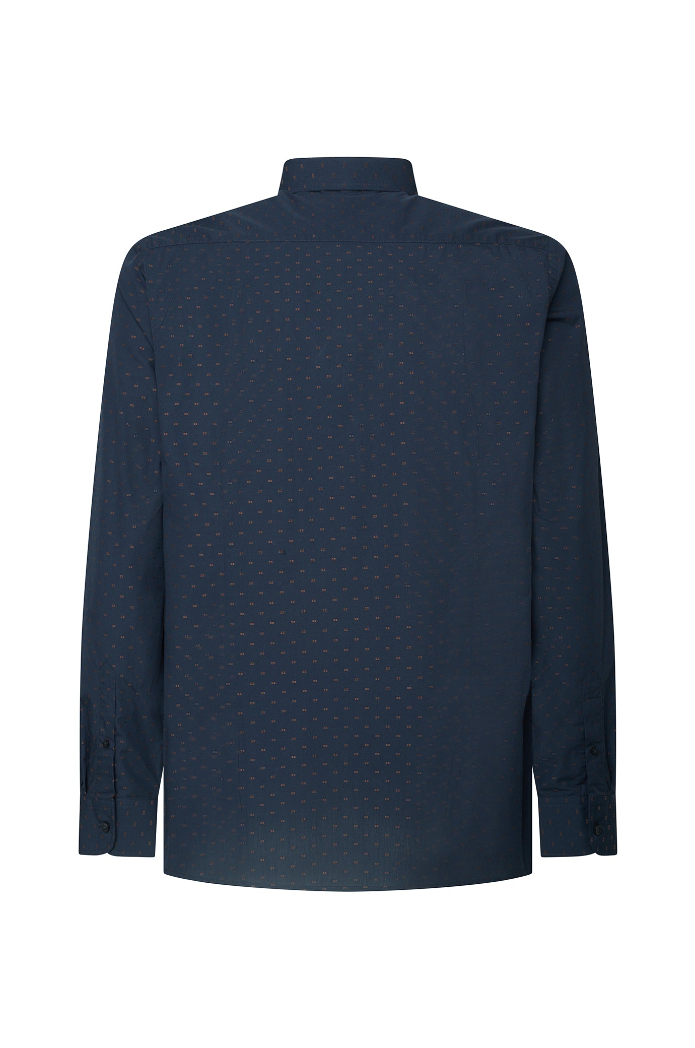Camicia comfort fit microfantasia|Colore:Blu