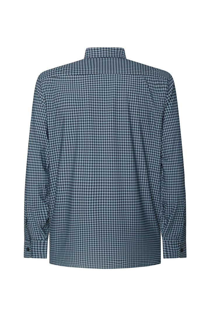 Camicia comfort fit microfantasia Performance|Colore:Grigio