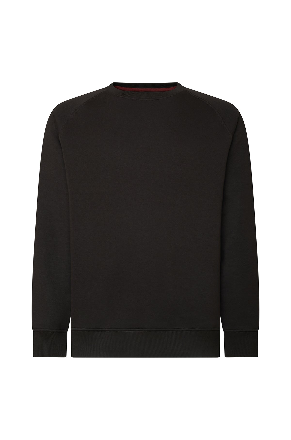 Felpa girocollo raglan|Colore:Moro
