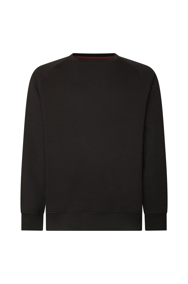 Felpa girocollo raglan|Colore:Moro