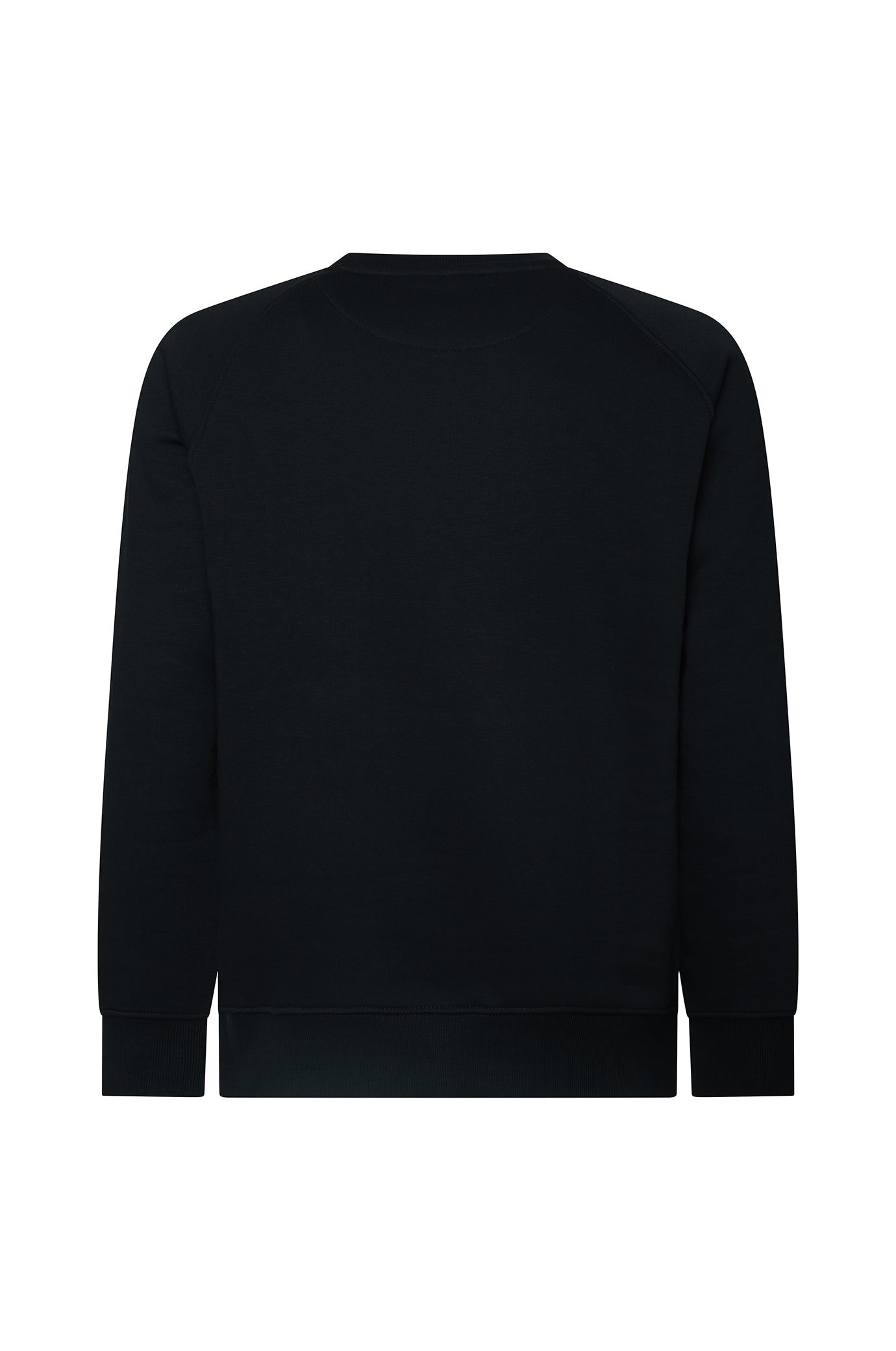 Felpa girocollo raglan|Colore:Nero