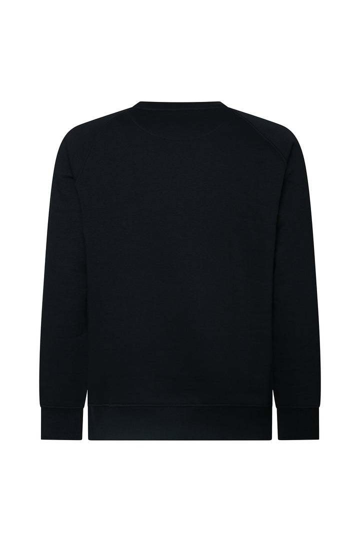 Felpa girocollo raglan|Colore:Nero