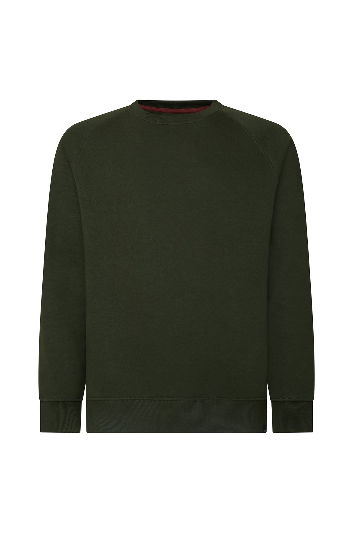 Felpa girocollo raglan|Colore:Verde militare