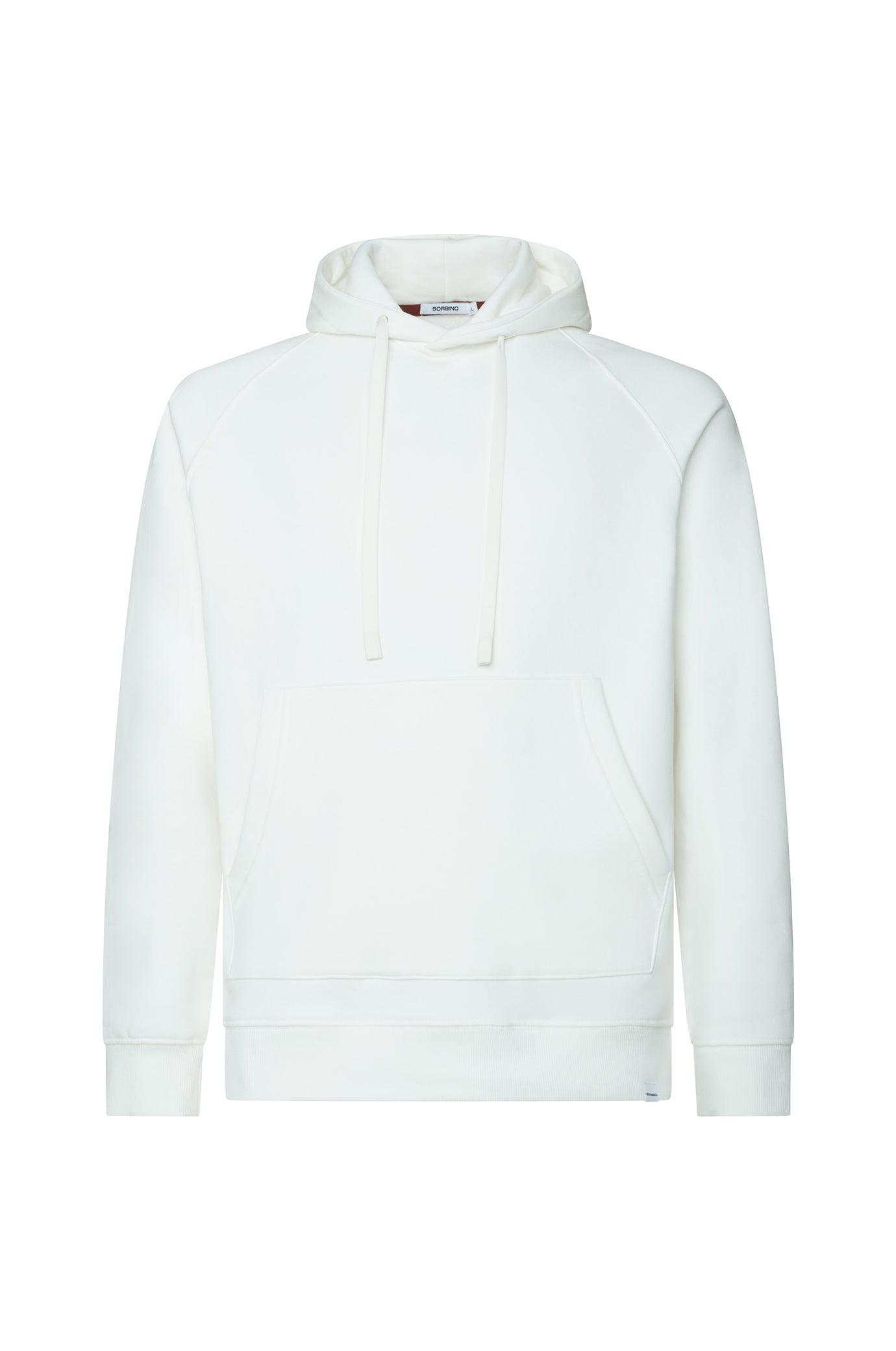 Felpa con cappuccio raglan|Colore:Off white