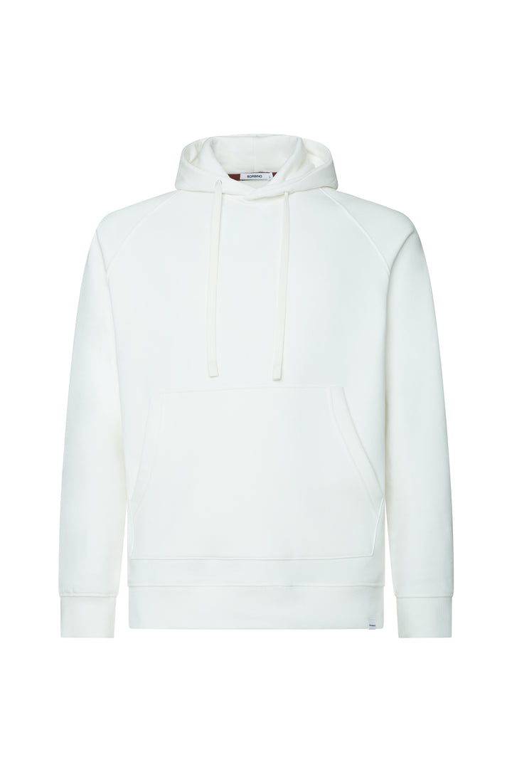 Felpa con cappuccio raglan|Colore:Off white