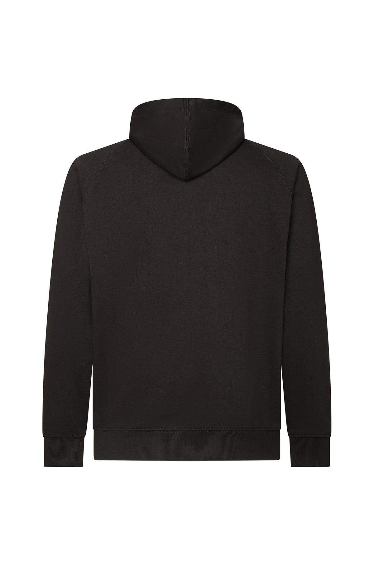Felpa zip con cappuccio cordinata|Colore:Moro