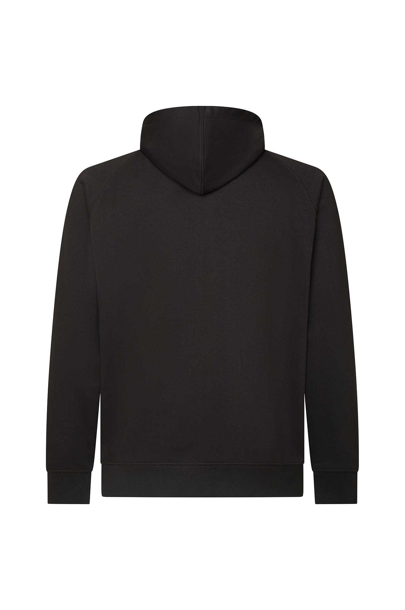 Felpa zip con cappuccio cordinata|Colore:Moro