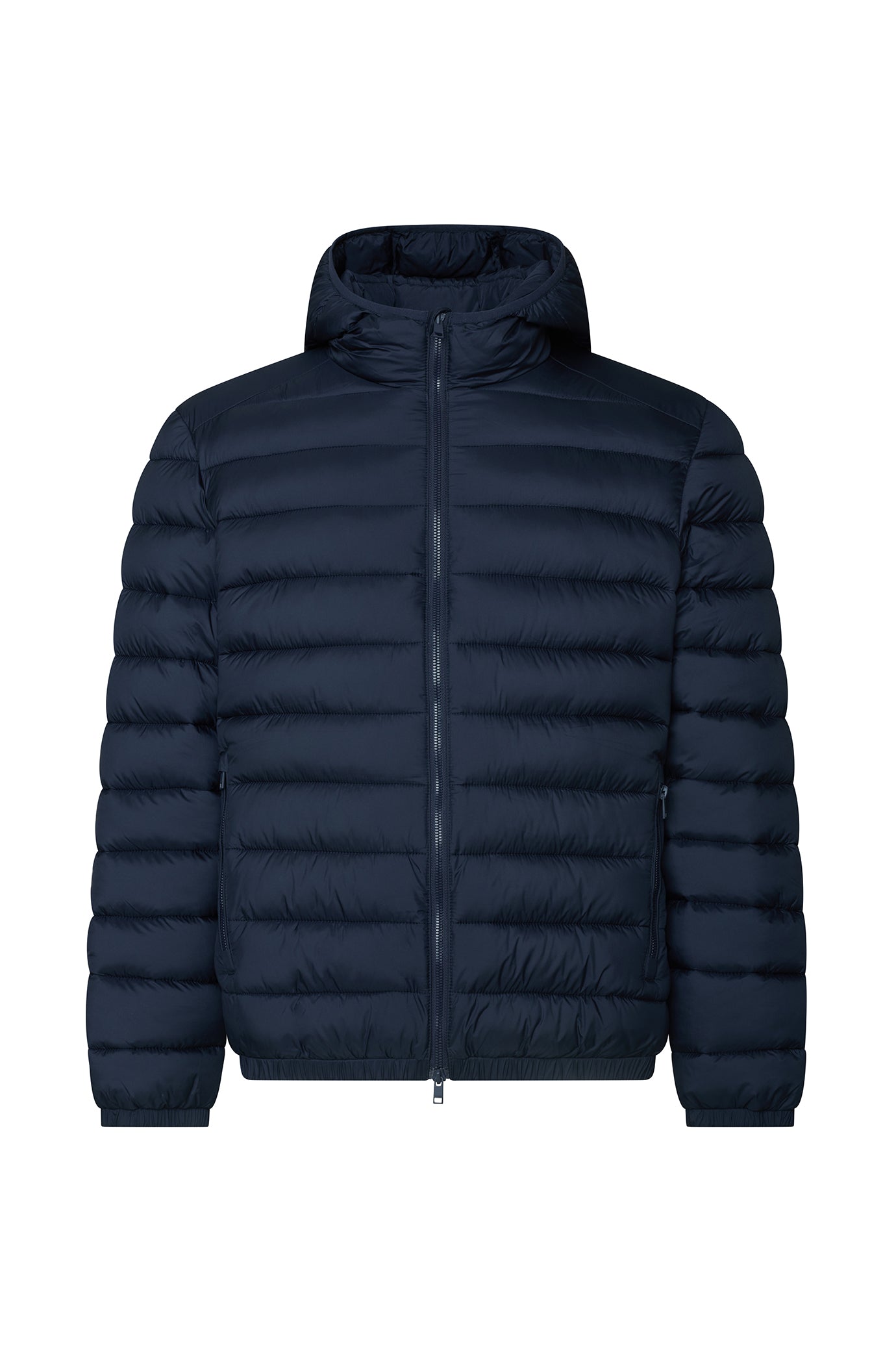 Giubbotto piumino con cappuccio basic|Colore:Blu/navy