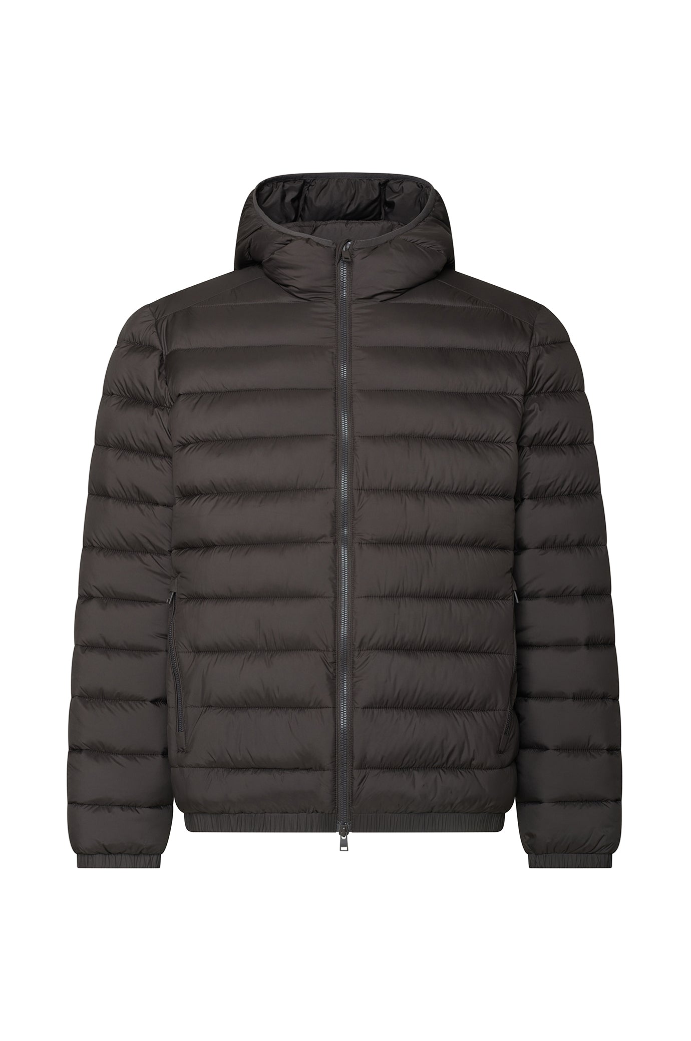 Giubbotto piumino con cappuccio basic|Colore:Moro